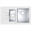 ALVEUS KARAT 20 UP белый 860X500 правая нерж.сталь ALVEUS KARAT 20 UP белый 860X500 правая нерж.сталь
