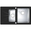 ALVEUS KARAT 20 UP черный 860X500 правая нерж.сталь ALVEUS KARAT 20 UP черный 860X500 правая нерж.сталь