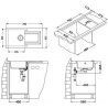 Alveus FALCON 30 GRANITAL CARBON-G91 780x435x160  algranit