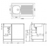 Alveus CLASSIC 70 NAT 1000X600 1X .