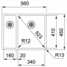 Franke BXX 260/160-34-16